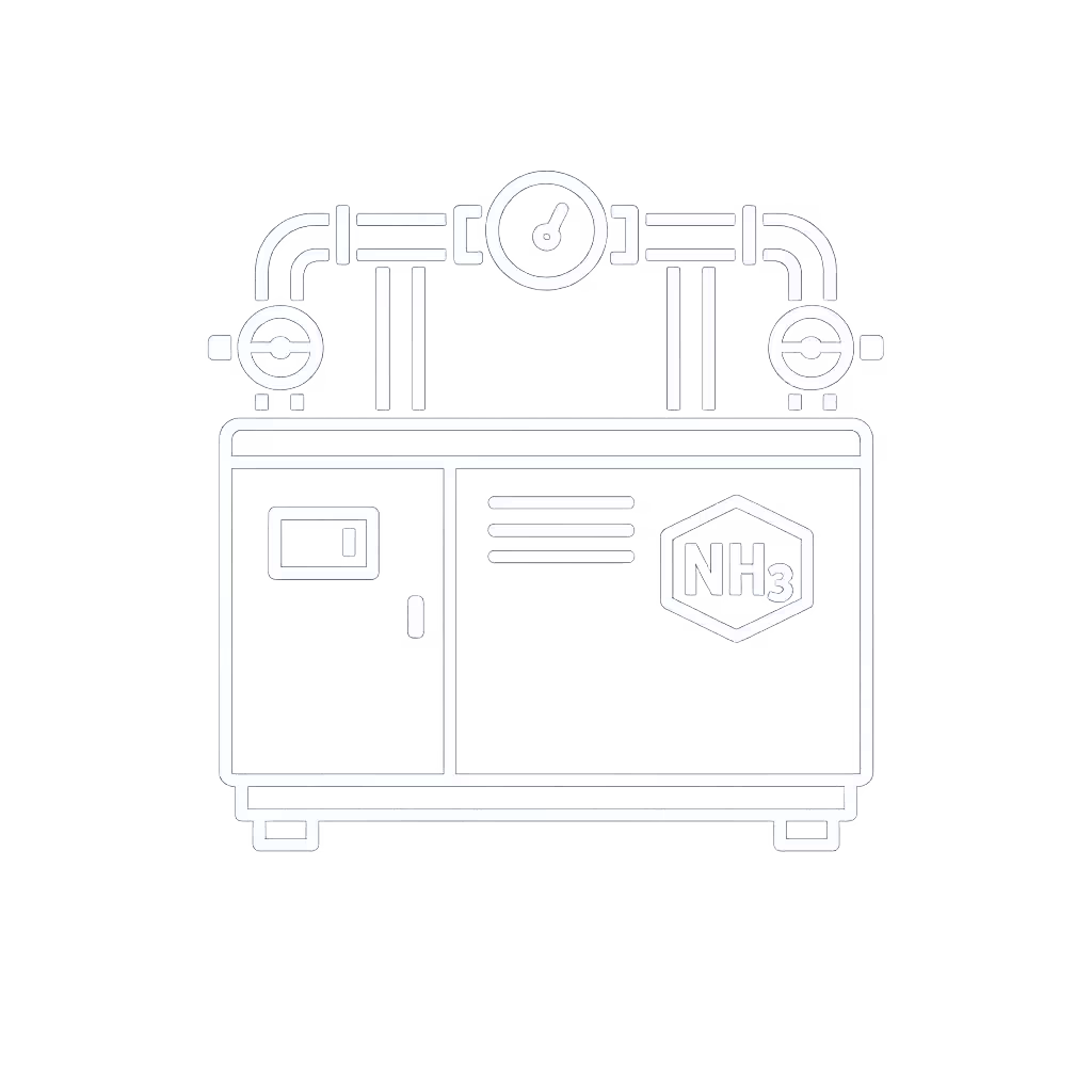 Ammonia refrigeration unit